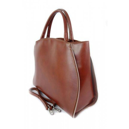 Kuferek Vera Pelle A4 teczka ,aktówka Brązowa K12M