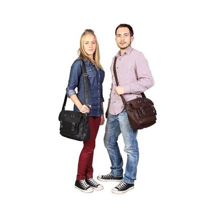 Torba unisex na ramię KEMER VOOC URBAN RDW3 czarny