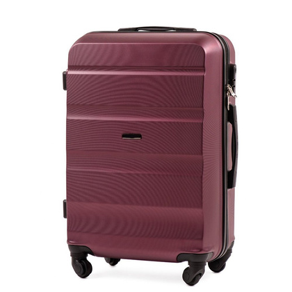 Średnia walizka WINGS AT01 M Bordowy