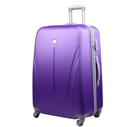 Duża walizka PELLUCCI RGL 883 L Fioletowa