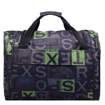 Torba podróżna podręczna PELLUCCI RGL WIZZ AIR C9 Czarno / Szaro / Zielona