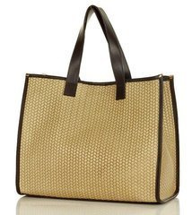 Torba damska skórzany kuferek handbag - MARCO MAZZINI beż cappuccino - min. zamówienie 20 / 50 / 100 szt.