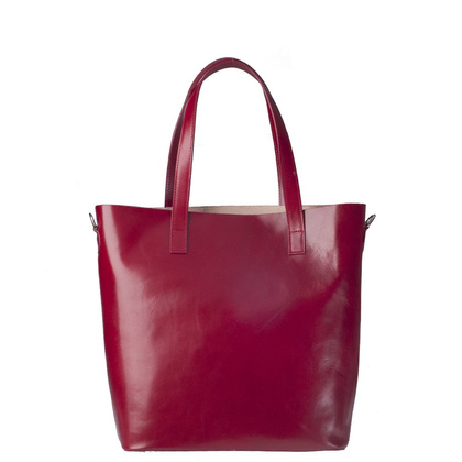 Torebka damska skórzana KEMER 062 Czerwona - min. zamówienie 20 / 50 / 100 szt.