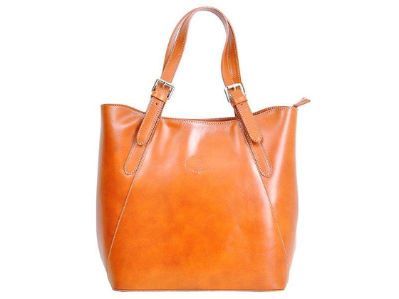 SKÓRZANA TOREBKA Florence 847 ciemny czerwony KEMER