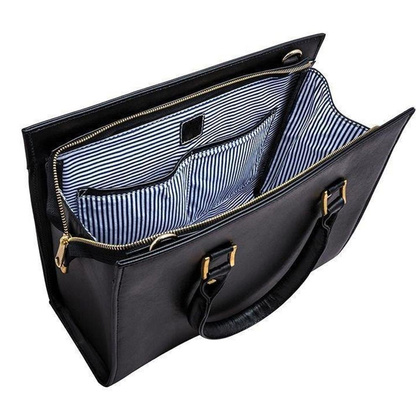 Torebka skórzana KEMER SOLIER FL11 Czarna - min. zamówienie 20 / 50 / 100 szt.