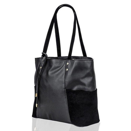 Torebka damska na ramię KEMER SOLIER FB03 Czarna - min. zamówienie 20 / 50 / 100 szt.