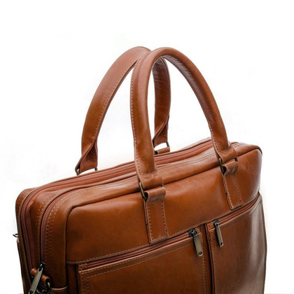 Torba skórzana na laptop 17 KEMER SOLIER Dundee - min. zamówienie 20 / 50 / 100 szt.