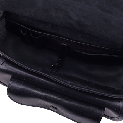 Torebka damska skórzana KEMER 887 Czarna