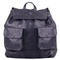 Plecak skórzany KEMER PL1601 Czarny - min. zamówienie 20 / 50 / 100 szt.