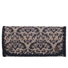 Etui na klucze skórzane KEMER KGK-15 Beżowo czarne - min. zamówienie 20 / 50 / 100 szt.