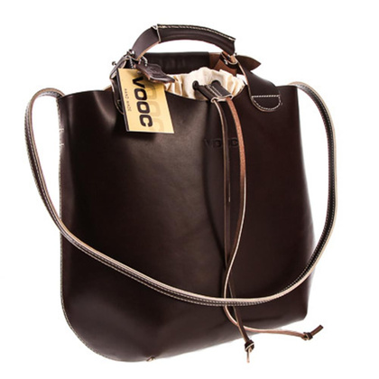 Modna torba, worek KEMER VOOC Vintage  P6 Brązowa