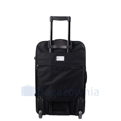 Duża walizka PELLUCCI RGL 652 L Czarna / Fioletowa