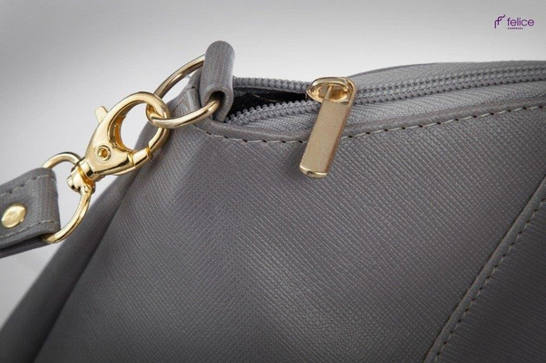 Torebka damska KEMER Dublin Jasno Szara - min. zamówienie 20 / 50 / 100 szt.