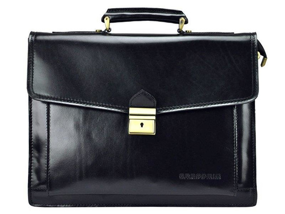 Teczka skórzana PELLUCCI Art.6 Czarna