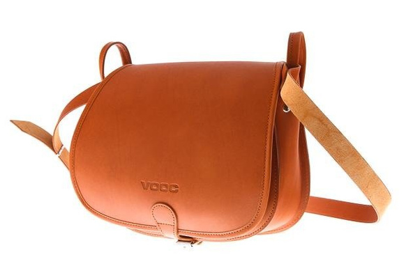 Listonoszka duża torebka KEMER VOOC Vintage P27 Brązowa