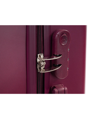 Zestaw 3 walizek KEMER RGL 735 Bordowy