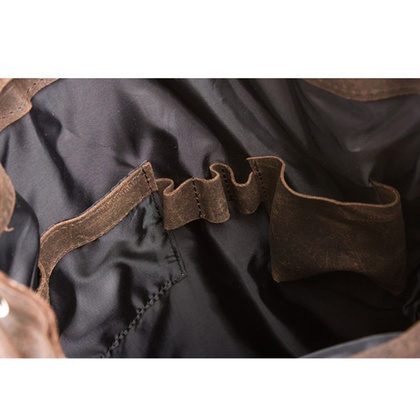 Plecak ze skóry naturalnej KEMER VOOC URBAN RDW6 Czarny