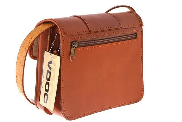 Torebka damska na ramię KEMER VOOC Vintage P28 Koniak