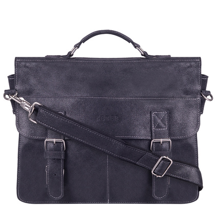 Torba skórzana na ramię KEMER CH 11 Czarna - min. zamówienie 20 / 50 / 100 szt.