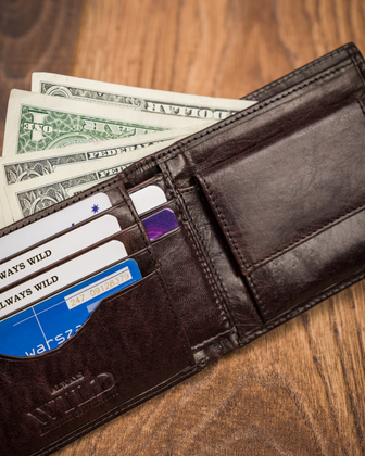 Portfel męski skórzany always wild N015-VTK-D Brązowy