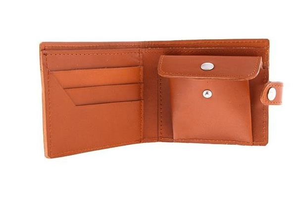 Portfel skórzany unisex KEMER VOOC Vintage P21 Naturalny