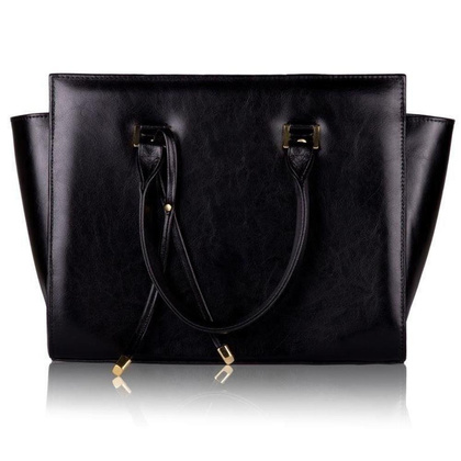 Torebka skórzana KEMER SOLIER FL11 Czarna - min. zamówienie 20 / 50 / 100 szt.