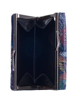 Portfel damski skórzany KEMER 011D Granatowy - min. zamówienie 20 / 50 / 100 szt.