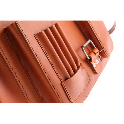 TECZKA SKÓRZANA 3W1 KEMER VOOC Vintage  P13 BEŻOWA