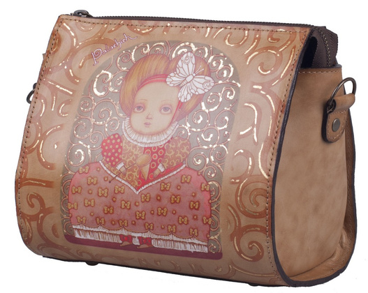 Torebka damska skórzana KEMER B27 Brązowa - min. zamówienie 20 / 50 / 100 szt.