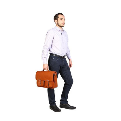 Teczka z funkcją plecaka KEMER VOOC Vintage P24 brąz