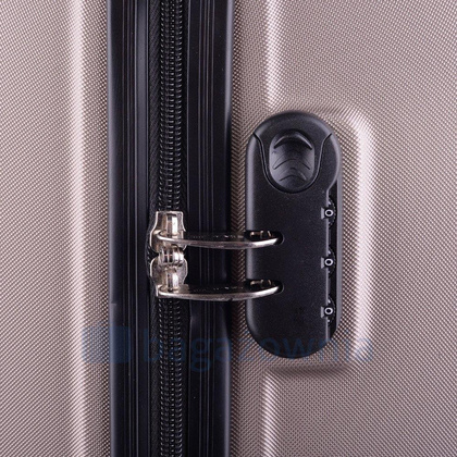 Duża walizka WINGS AT01 L Złota