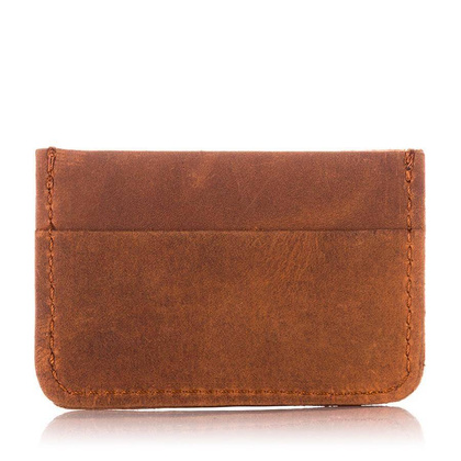 Etui na karty ze skóry naturalnej holder BRØDRENE E01 czarny - min. zamówienie 20 / 50 / 100 szt.