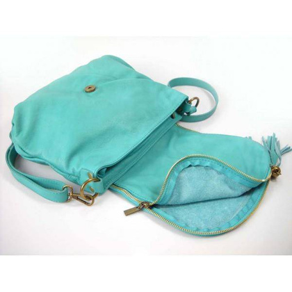 TOREBKI  SKÓRZANE LISTONOSZKI  a5  VERA PELLE  TURKUS  VP1017TC