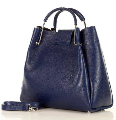 MARCO MAZZINI Torebka skórzana designerski kuferek handbag granat - min. zamówienie 20 / 50 / 100 szt.