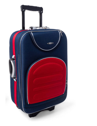 Duża walizka PELLUCCI RGL 801 L Granatowo Czerwona