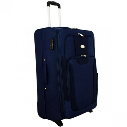 Duża walizka PELLUCCI RGL 1003 L Granatowa