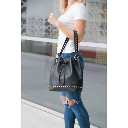 Torebka damska na ramię KEMER SOLIER FB40 Czarna - min. zamówienie 20 / 50 / 100 szt.