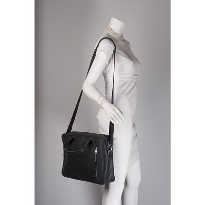 Teczka skórzana na laptop KEMER T2 Czarna min. zamówienie 20 / 50 / 100 szt.