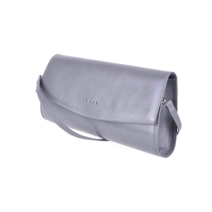 Torebka wizytowa skórzana KEMER R33 Szara - min. zamówienie 20 / 50 / 100 szt.