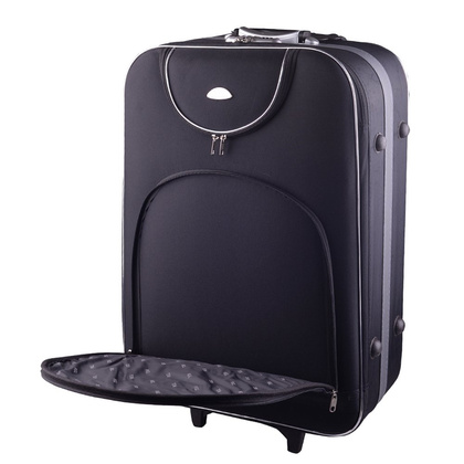 Duża walizka PELLUCCI RGL 801 L Czarno Szara