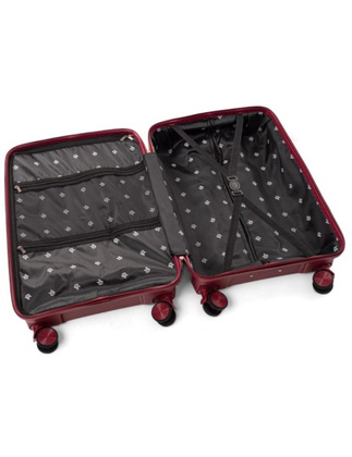 Zestaw walizek 3w1 POLIPROPYLEN PP6 ROSE RED