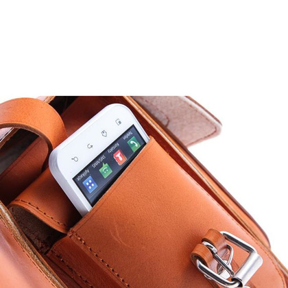 Oryginalna torba skóra KEMER VOOC Vintage P29 Czarna