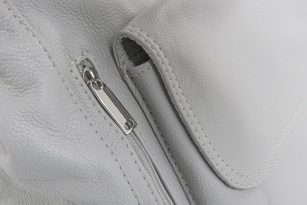 Torebka skórzana na ramię KEMER VOOC EP20 Szara