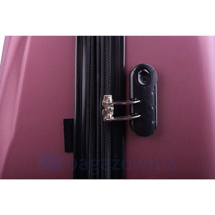 Mała kabinowa walizka WINGS 304 S Srebrna