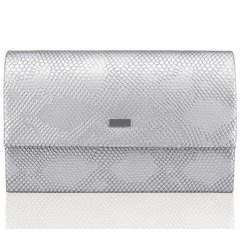 Torebka wizytowa damska KEMER SOLIER F13 Silver Snake - min. zamówienie 20 / 50 / 100 szt.