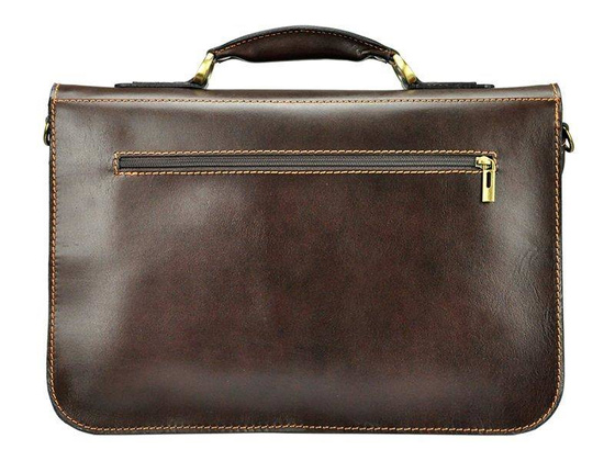 Teczka skórzana PELLUCCI 858 Brązowa