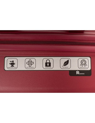 Zestaw walizek 3w1 POLIPROPYLEN PP6 ROSE RED