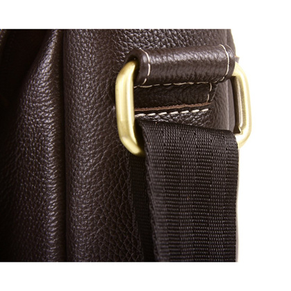 ELEGANCKA TORBA SKÓRZANA KEMER VOOC EP9 BRĄZOWA