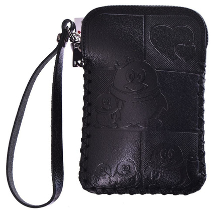 Portfel damski skórzany KEMER 47019 Czarny