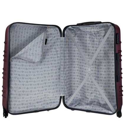 Mała kabinowa walizka KEMER SOLIER 838 Bordowa - min. zamówienie 20 / 50 / 100 szt.